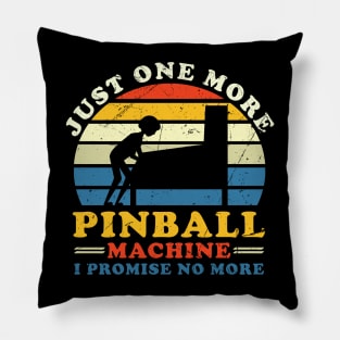 Pinball Machine I Promise No More Pillow