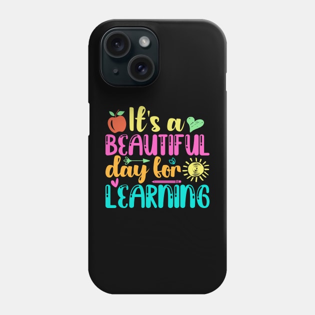 It's Beautiful Day For Learning Retro Teacher Students Women Phone Case by sufian