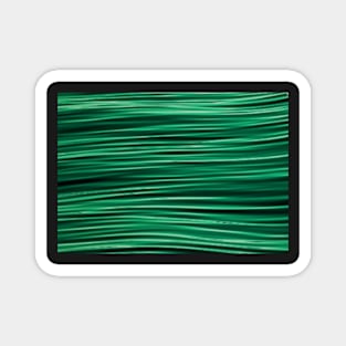 Emerald waves Magnet