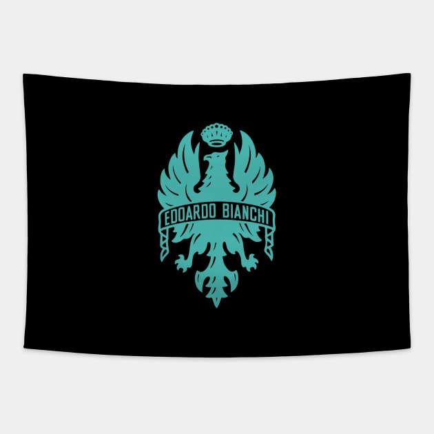 Bianchi Bike Logo Tapestry by bike-man