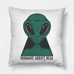 alien humans aren t real Pillow