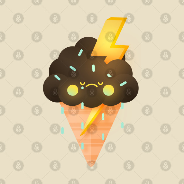 Chocolate Rain Ice Cream by noeyedeer