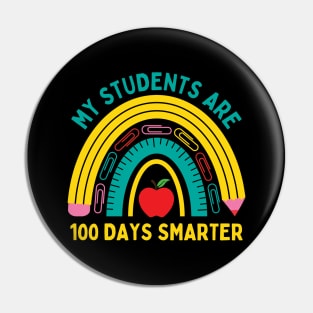 MY STUDENTS ARE 100 DAYS SMARTER CUTE BOHO RAINBOW TEACHERS Pin