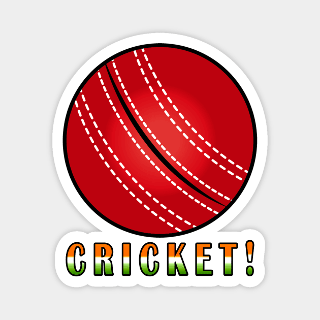 Sports Fan: Indian Cricket! Magnet by PenguinCornerStore