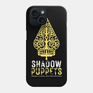 Black Simple Shadow Puppets Phone Case