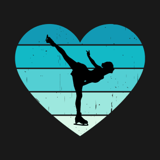 I Love Figure Skating, Winter Sports, Ice Skating T-Shirt