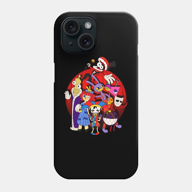 the amazing digital circus full Phone Case by Jello_ink