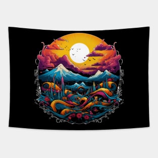 Colorful Landscape Tapestry