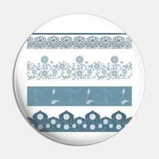 Elegant light teal china Pin