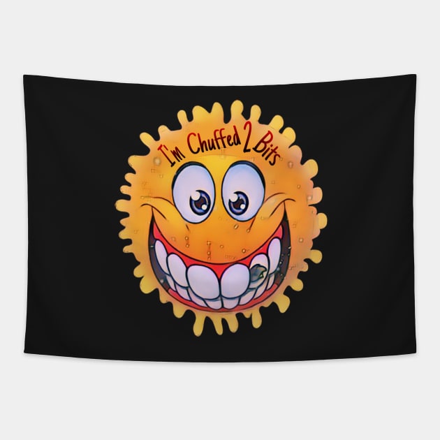 Funny Smile British Slang Tapestry by Pris25