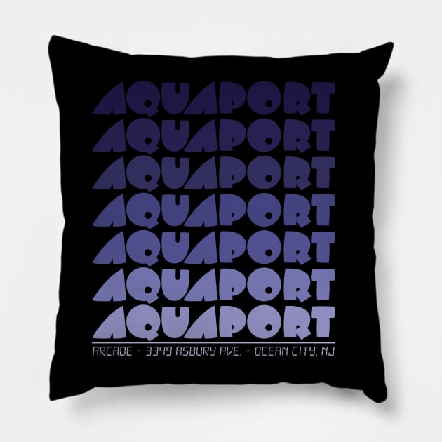 Aquaport Pillow by mcillustrator