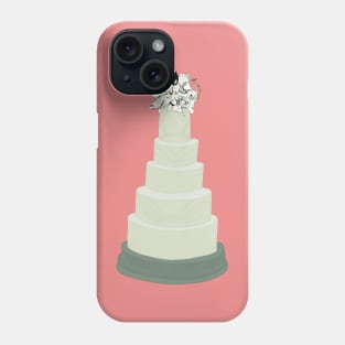 A Delicate Wedding Cake Phone Case