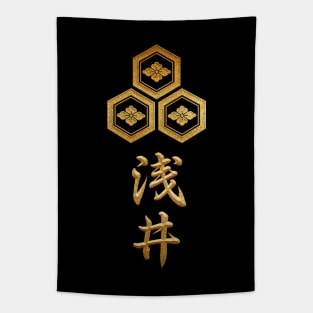 Azai Kamon with Azai Kanji Tapestry