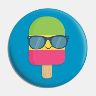 Cool Summer Paradise Popsicle T-Shirt Pin