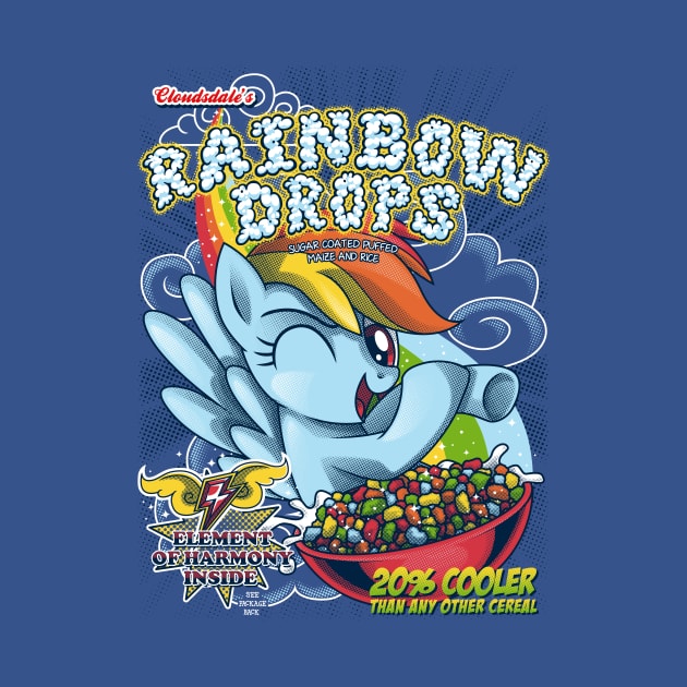 Rainbow Drops - Total Awesome! by GillesBone