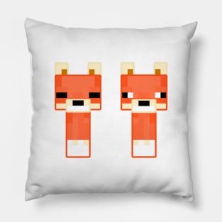 Twin Baby Foxes Pillow