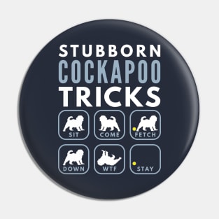 Stubborn Spoodle Tricks - Dog Training Pin