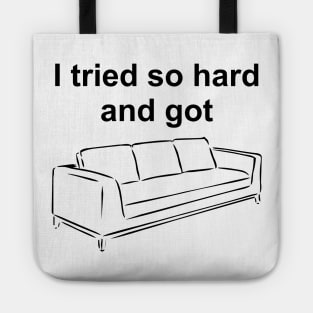 I Tried so hard got Sofa in the end Linkin Tote