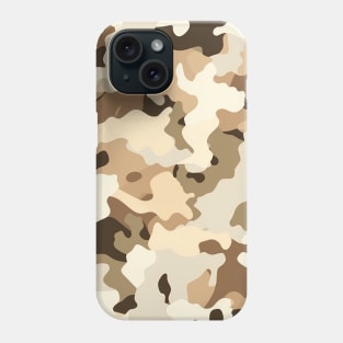 tan brown desert camo pattern Phone Case