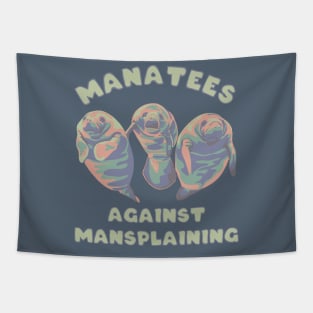 Manatees Against Mansplaining Tapestry