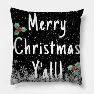 Merry Christmas Y'all Pillow