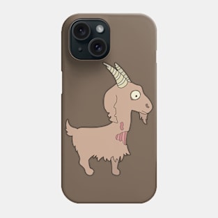 Zombie Goat Cartoon // Funny Halloween Zombie Phone Case