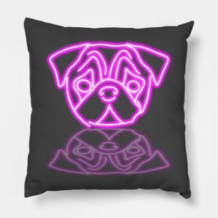 Neon puppy Pillow