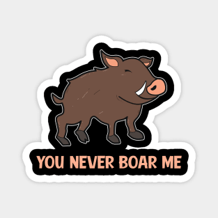 Cute Wild Boar Magnet