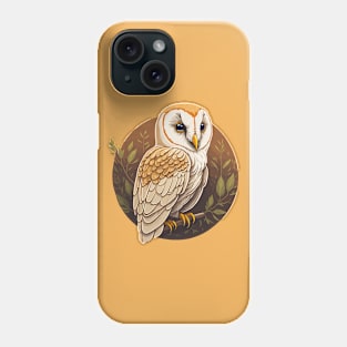 Barn Owl Portrait Phone Case