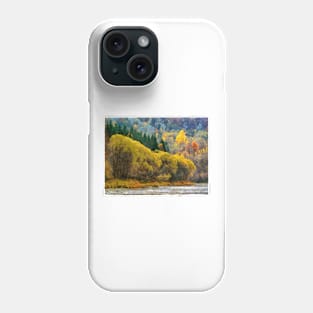 San river in bieszczady Phone Case