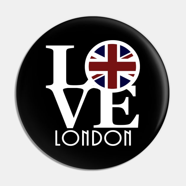 LOVE London Union Jack Pin by UnitedKingdom