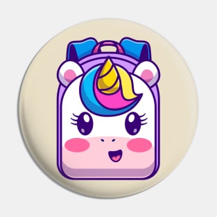 Cute Unicorn Backpack Cartoon Pin