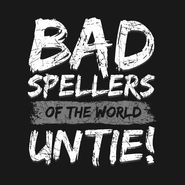 Bad Spellers Of The World Untie Dyslexia Ribbon by vulanstore