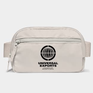 Universal Exports Spy Cover Logo Design Bag