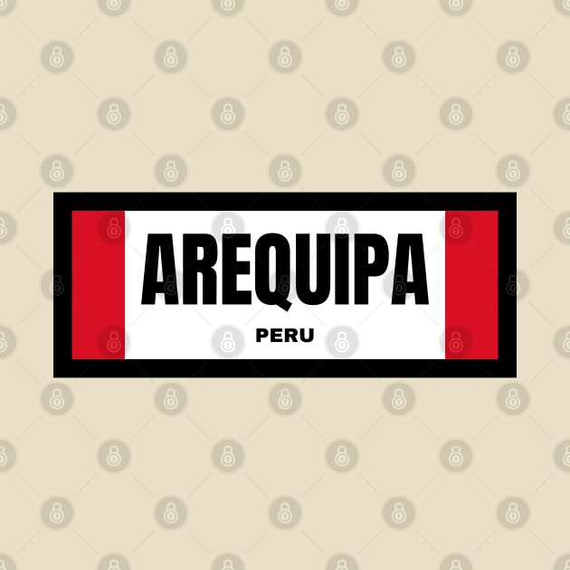 Arequipa City in Peruvian Flag by aybe7elf