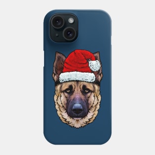 German Shepherd Christmas Dog Phone Case