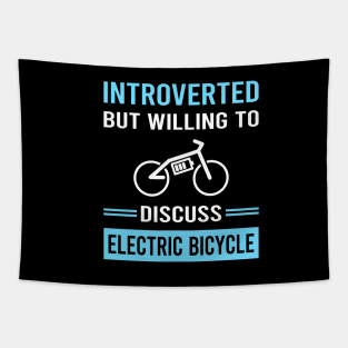 Introverted Electric Bicycle E Bike Ebike Tapestry