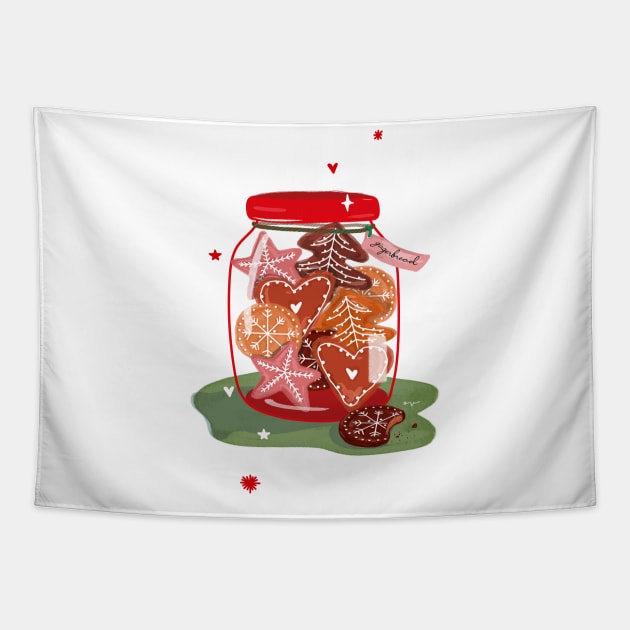 Cookie jar Tapestry by oanaxvoicu