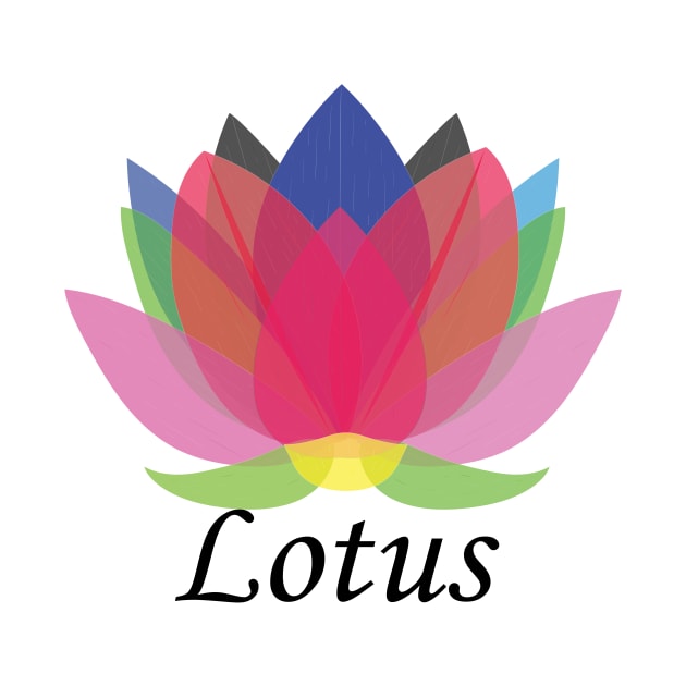 Colorful Lotus by Gaming girly arts