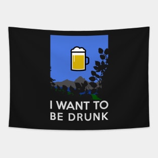 I want to believe - Alcohol and Funshirts beer Tapestry