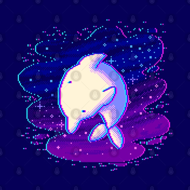 Galaxy Dolphin by gabdoesdesign