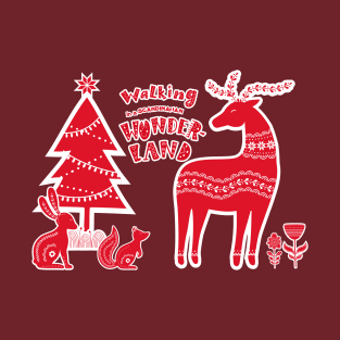 Walking in a Scandinavian Wonderland T-Shirt