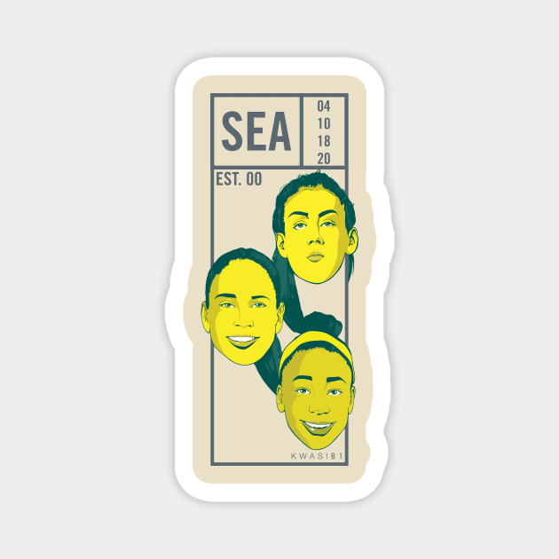 SEA Big 3 Magnet by kwasi81