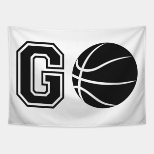 Go Basketball Tapestry