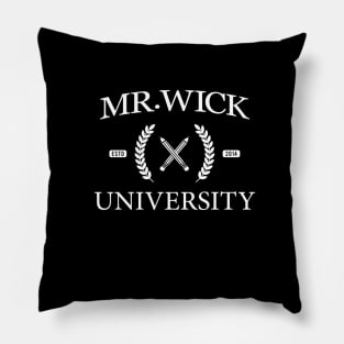 Mr. Wick University Pillow