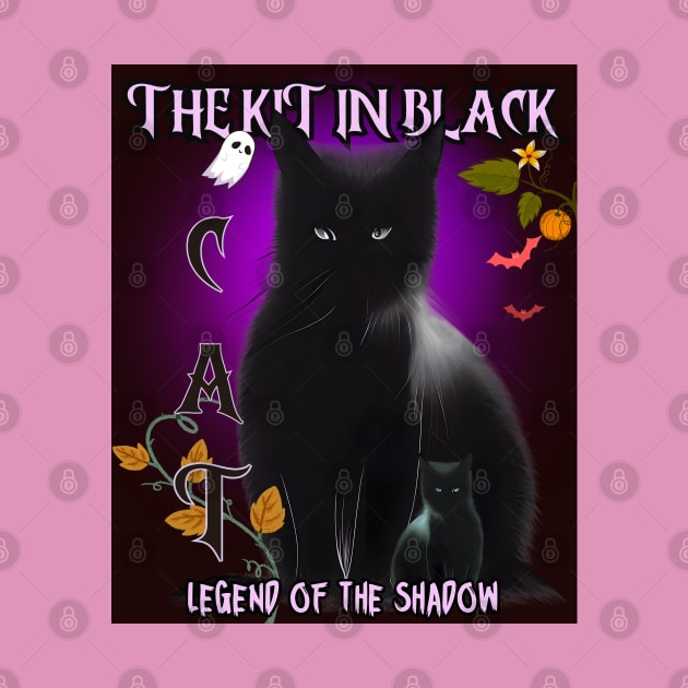 Cat The kit in black legend of the shadow by Taz Maz Design