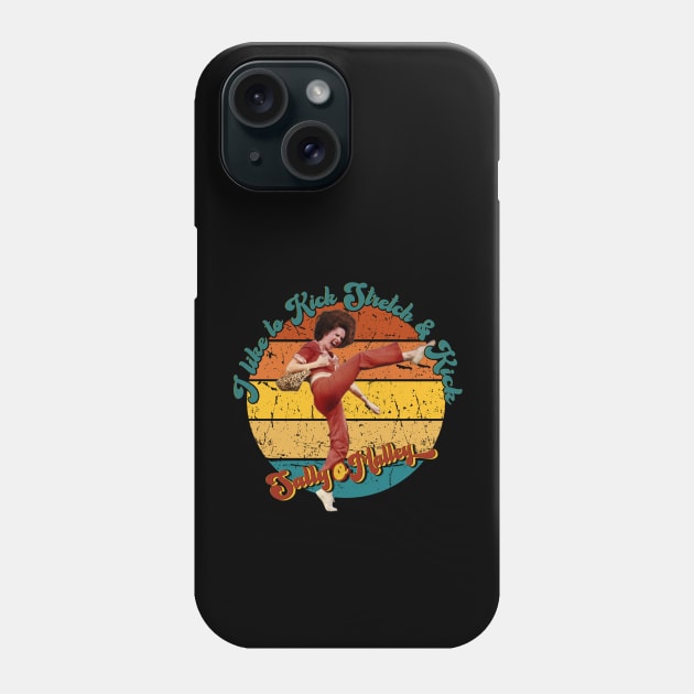 Sally OMalley -Retro Sunset Funny Quote Phone Case by ARTSYVIBES111