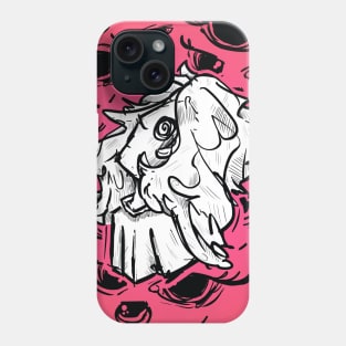 Comic Style Eye Drawing Phone Case