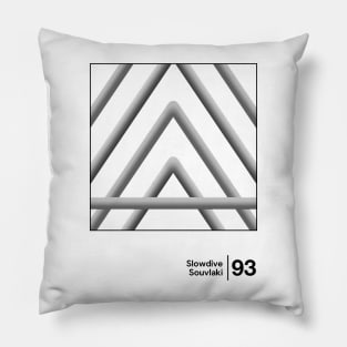 Souvlaki / Minimalist Graphic Artwork Design Pillow