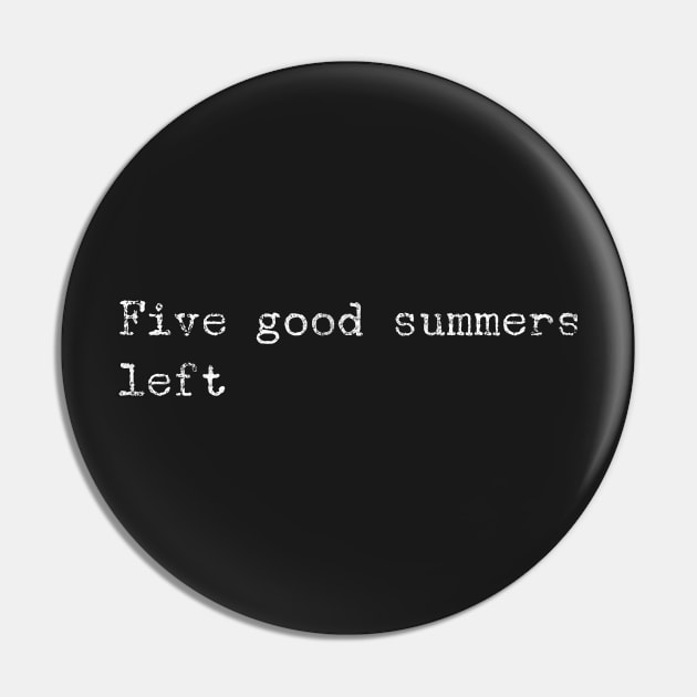 5 Good Summers Left Pin by mivpiv